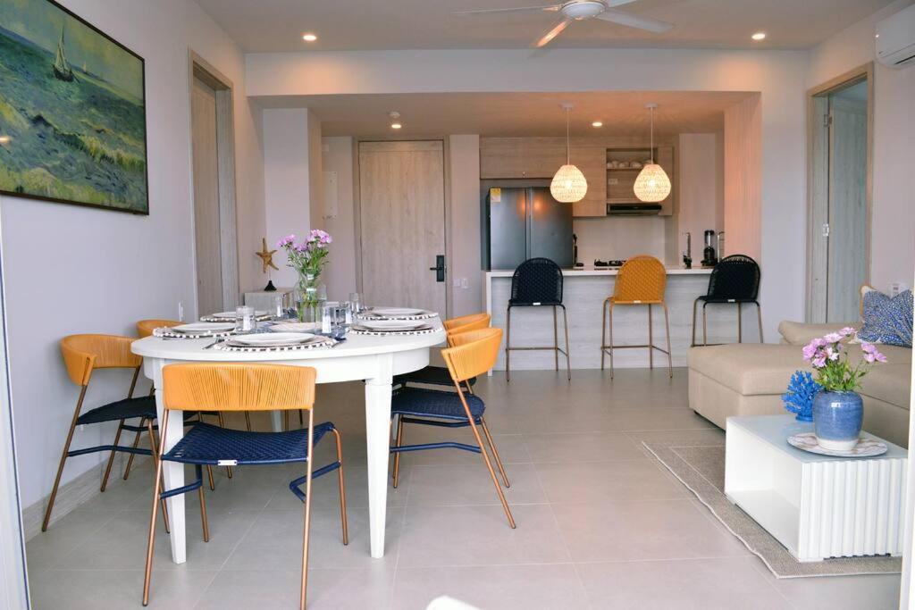 Appartamento Lujoso Penthouse - Vista Al Mar - Playa Privada Cartagena Esterno foto
